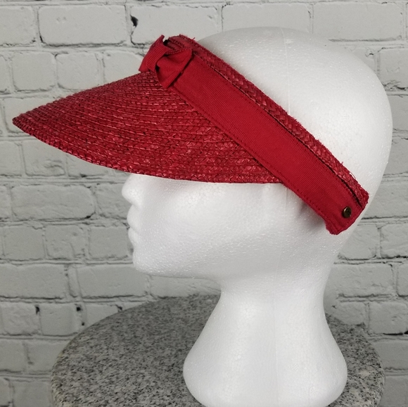 BETMAR BEACH | woven straw bow visor - Picture 4 of 9